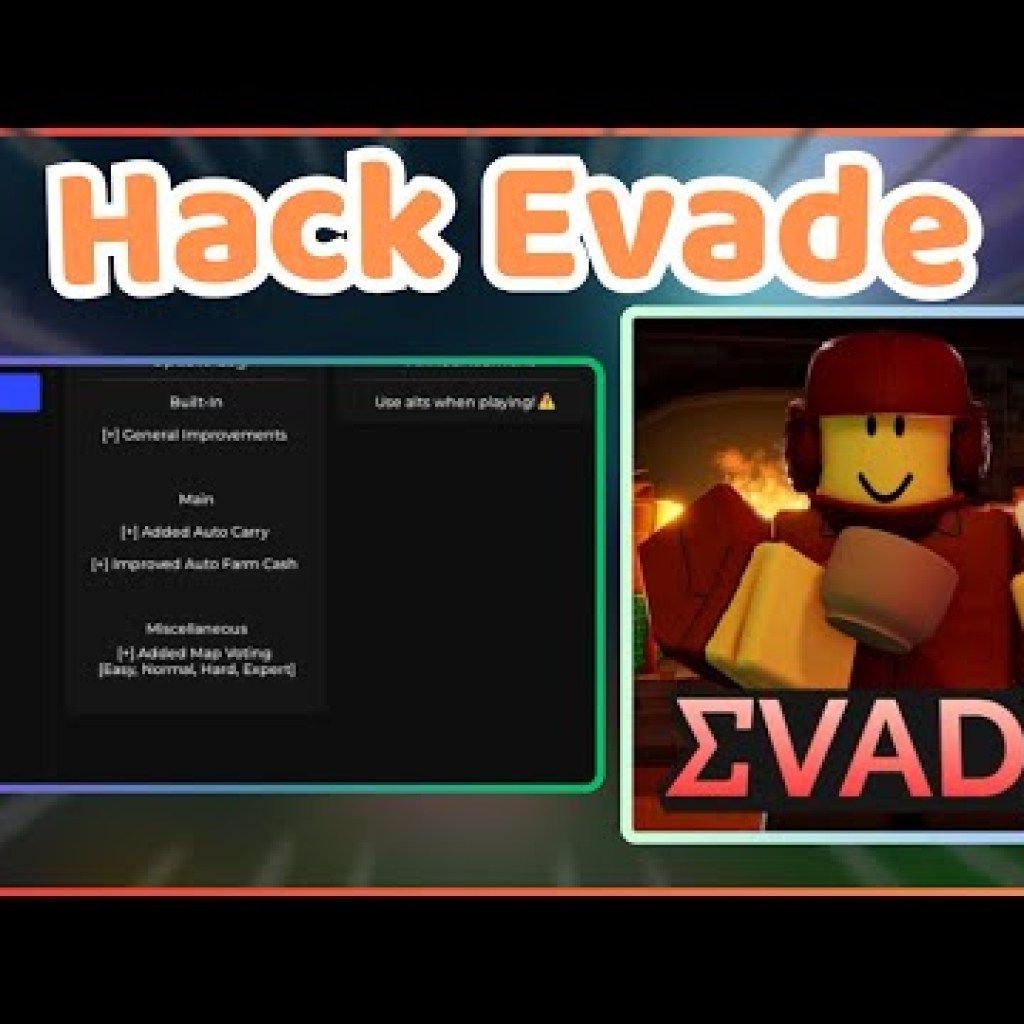 Hướng dẫn Hack Evade trên điện thoại: Auto Farm Xp và Auto Farm Money với Script Hack Evade Update mới nhất cho năm mới Hướng dẫn Hack Evade trên điện thoại: Auto Farm Xp và Auto Farm Money với Script Hack Evade Update mới nhất cho năm mới