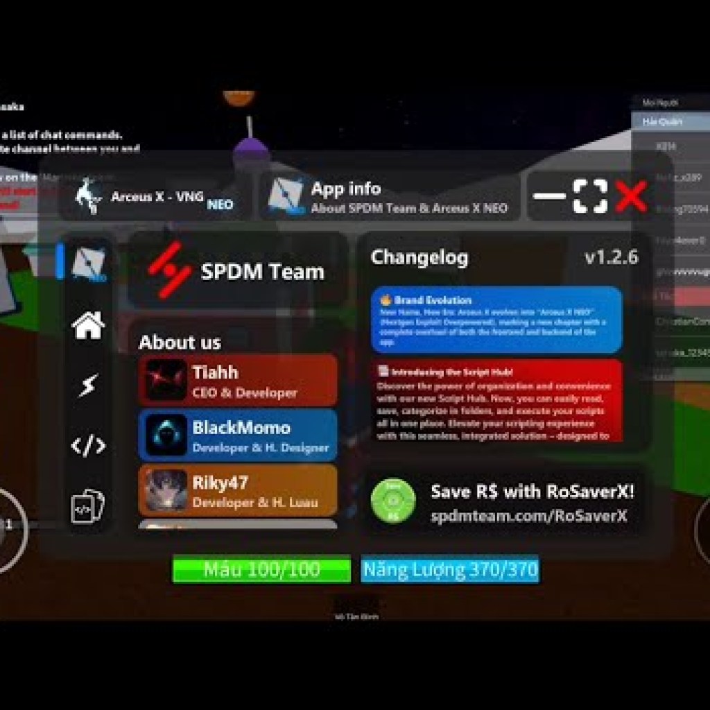 Cách Tải và Cài Đặt Hack Roblox Arceus X NEO Tiếng Việt Full – Không Cần Get Key, Quá Ngon! Cách Tải và Cài Đặt Hack Roblox Arceus X NEO Tiếng Việt Full – Không Cần Get Key, Quá Ngon!