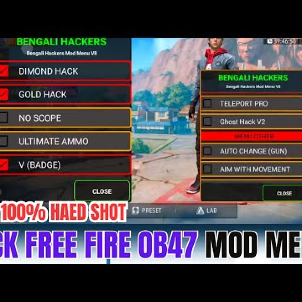 Hack FF OB47: Menu Ghim Đầu NPC, Name Aim Lock, Headshot 100%, Auto Rank – Mới Nhất 2025 Hack FF OB47: Menu Ghim Đầu NPC, Name Aim Lock, Headshot 100%, Auto Rank – Mới Nhất 2025