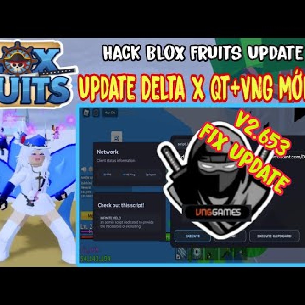 Thủ thuật Hack Blox Fruits Delta X VNG Qtế V2653 mới nhất – Cập nhật và khắc phục lỗi không hiển thị menu Thủ thuật Hack Blox Fruits Delta X VNG Qtế V2653 mới nhất – Cập nhật và khắc phục lỗi không hiển thị menu