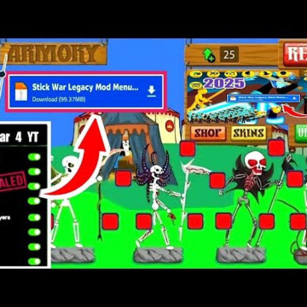 Legacy Stick War Mod Menu 2025 – Bộ Sưu Tập Nhân Vật Mới! Legacy Stick War Mod Menu 2025 – Bộ Sưu Tập Nhân Vật Mới!