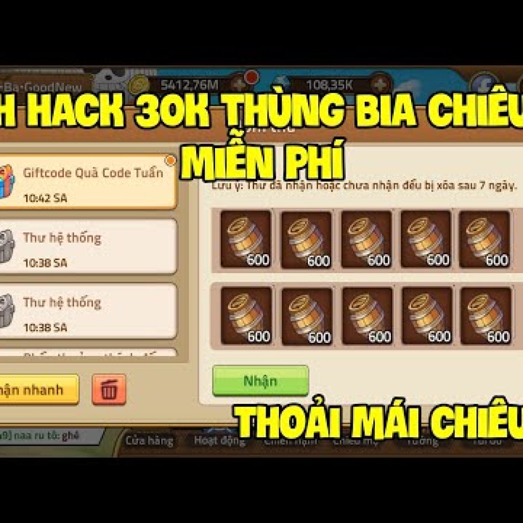 Huyền Thoại Hải Tặc: Cách Hack 30000 Thùng Bia Miễn Phí Mới Nhất 2025 – Thành Công 100% Huyền Thoại Hải Tặc: Cách Hack 30000 Thùng Bia Miễn Phí Mới Nhất 2025 – Thành Công 100%