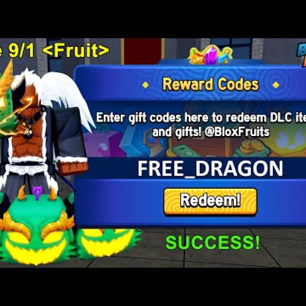 Tổng Hợp 20 Mã Code Blox Fruit Mới Nhất: X2 EXP và Trái Dragon Miễn Phí Đang Có Hiệu Lực Tổng Hợp 20 Mã Code Blox Fruit Mới Nhất: X2 EXP và Trái Dragon Miễn Phí Đang Có Hiệu Lực