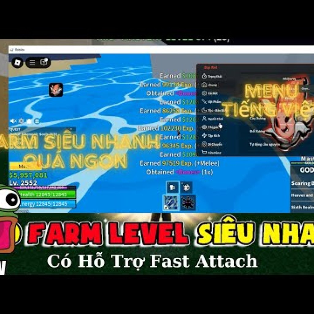Cách Hack Blox Fruit Update 22 Trên Máy Tính: Menu Tiếng Việt, Farm Siêu Nhanh, Đầy Đủ Tính Năng Cách Hack Blox Fruit Update 22 Trên Máy Tính: Menu Tiếng Việt, Farm Siêu Nhanh, Đầy Đủ Tính Năng