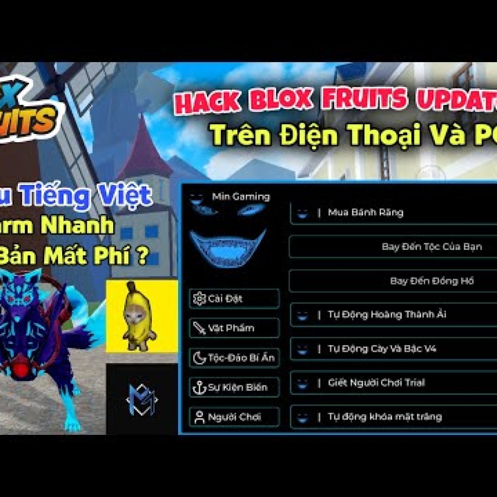 Hướng dẫn hack Blox Fruits VNG trên điện thoại: Menu Tiếng Việt mới nhất cho người mới Hướng dẫn hack Blox Fruits VNG trên điện thoại: Menu Tiếng Việt mới nhất cho người mới