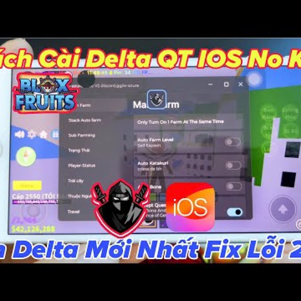 Hướng dẫn cài đặt DELTA QT IOS mới nhất cho IPHONE Hack blox fruit 21 IOS Hướng dẫn cài đặt DELTA QT IOS mới nhất cho IPHONE Hack blox fruit 21 IOS