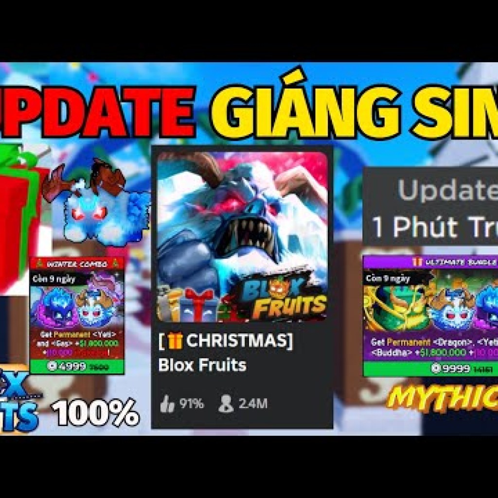 UPDATE GIÁNG SINH Blox Fruits: Sự Kiện Trực Tiếp Đang Diễn Ra Ngay Bây Giờ! UPDATE GIÁNG SINH Blox Fruits: Sự Kiện Trực Tiếp Đang Diễn Ra Ngay Bây Giờ!