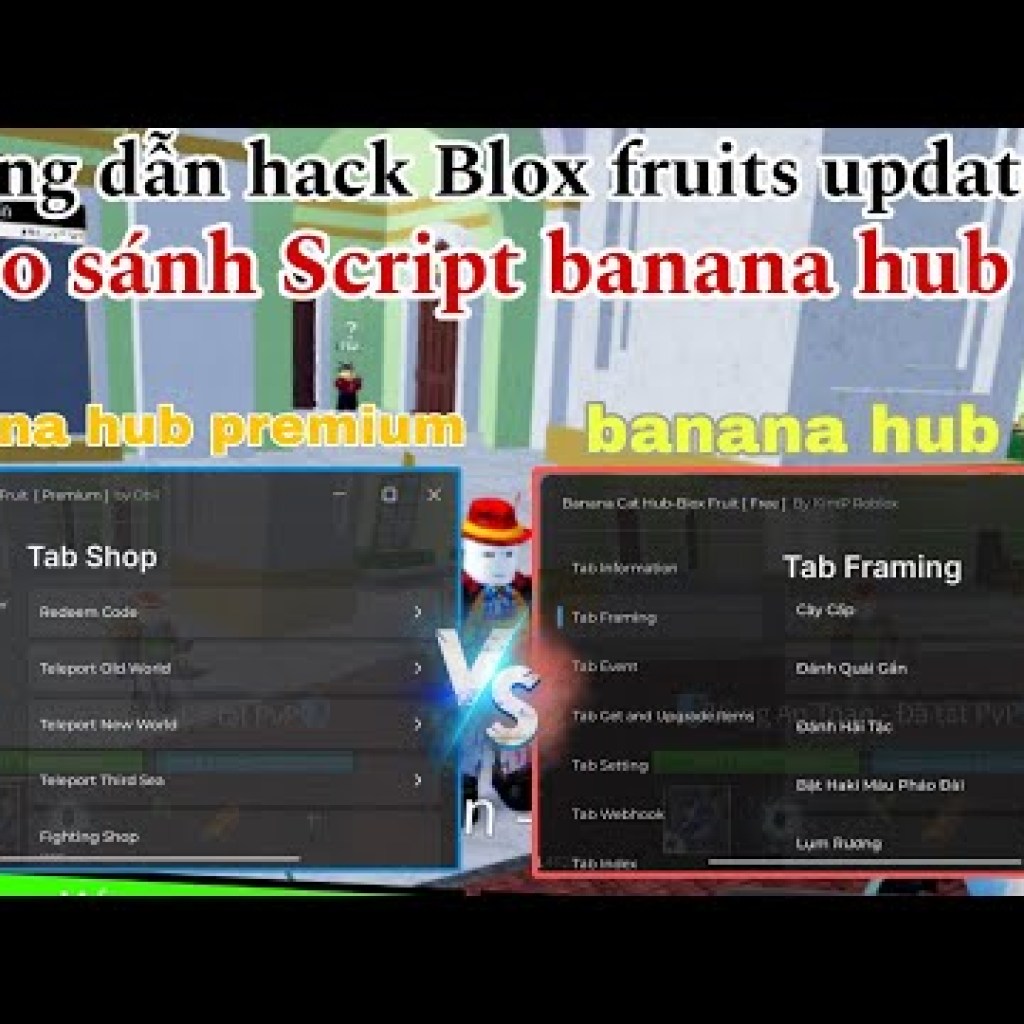 Hướng dẫn hack Blox fruits: Script Banana Cat Hub Premium miễn phí mới nhất Hướng dẫn hack Blox fruits: Script Banana Cat Hub Premium miễn phí mới nhất