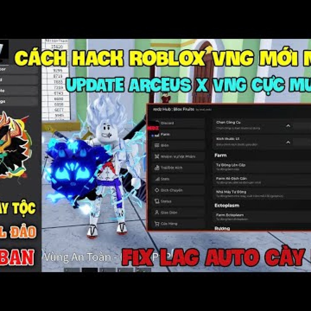 Cách Hack Roblox VNG Blox Fruit Fisch Trên Điện Thoại, Máy Tính và iOS với Bản Arceus x VNG Script Farm Tim Nhanh Chóng Cách Hack Roblox VNG Blox Fruit Fisch Trên Điện Thoại, Máy Tính và iOS với Bản Arceus x VNG Script Farm Tim Nhanh Chóng
