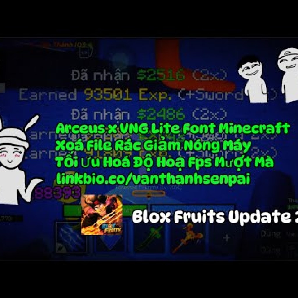 Hướng Dẫn Cài Đặt Hack Blox Fruits Arceus x VNG Lite Với Font Minecraft Mới Nhất Năm 2025 Hướng Dẫn Cài Đặt Hack Blox Fruits Arceus x VNG Lite Với Font Minecraft Mới Nhất Năm 2025