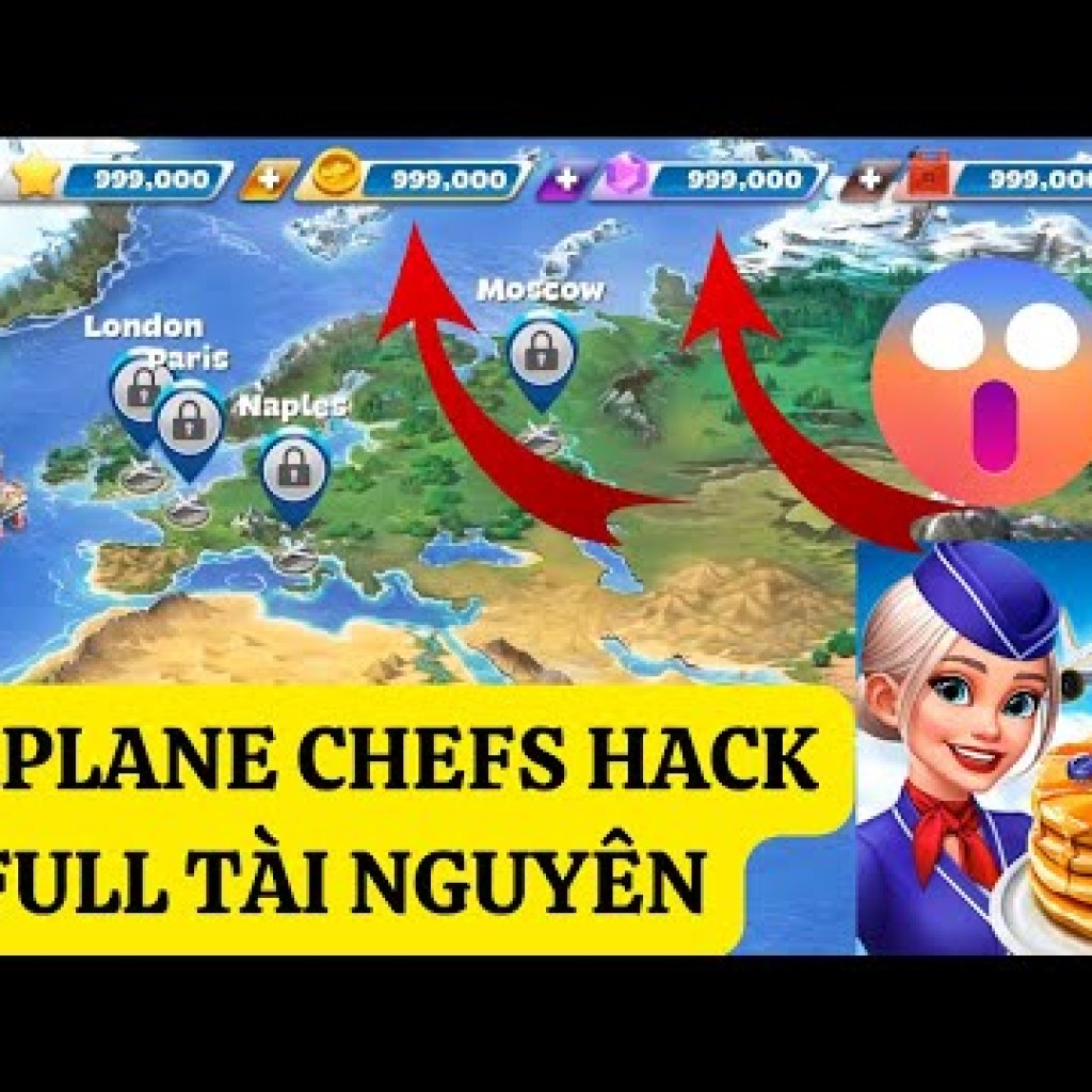 Hướng dẫn Hack Airplane Chefs: Cách nhận Đá quý và Tiền xu miễn phí trên iOS và Android MOD APK Hướng dẫn Hack Airplane Chefs: Cách nhận Đá quý và Tiền xu miễn phí trên iOS và Android MOD APK