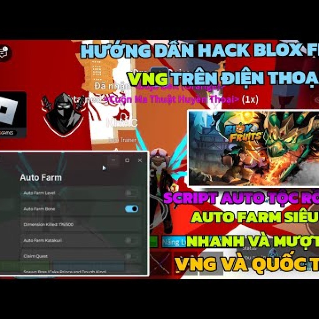 Hướng dẫn hack Blox Fruits 22 Delta x VNG trên điện thoại cho người mới – Farm Dojo siêu VIP Hướng dẫn hack Blox Fruits 22 Delta x VNG trên điện thoại cho người mới – Farm Dojo siêu VIP