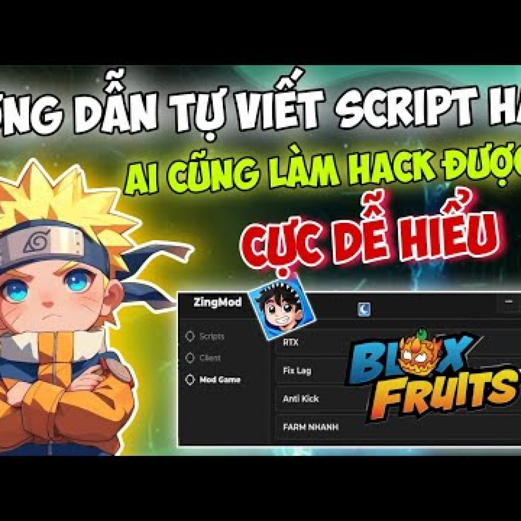Hướng Dẫn Tự Tạo Script Hack Roblox Blox Fruits Đơn Giản Cho Mọi Người Hướng Dẫn Tự Tạo Script Hack Roblox Blox Fruits Đơn Giản Cho Mọi Người