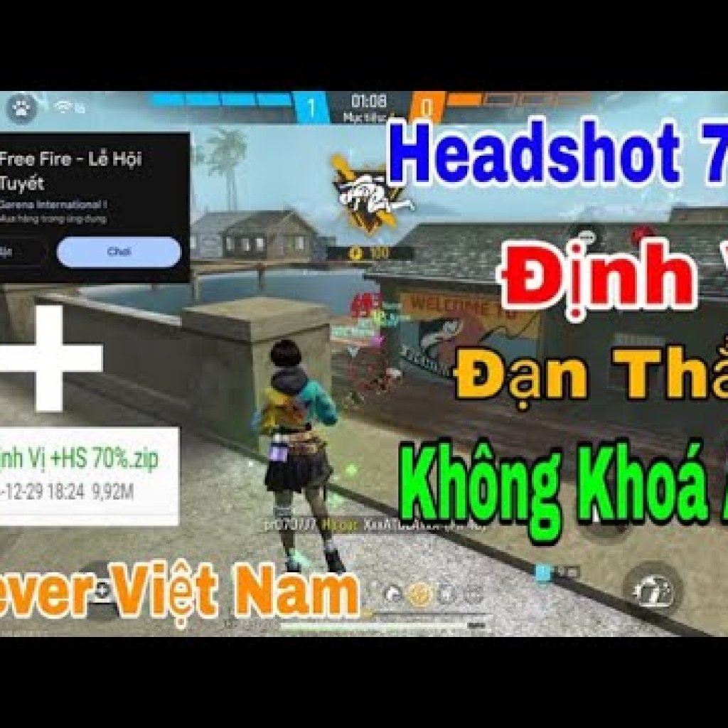 Hướng dẫn hack Free Fire OB47: Headshot 70, Định vị ESP Sever Việt Nam không bị khoá – Bí quyết siêu VIP Hướng dẫn hack Free Fire OB47: Headshot 70, Định vị ESP Sever Việt Nam không bị khoá – Bí quyết siêu VIP