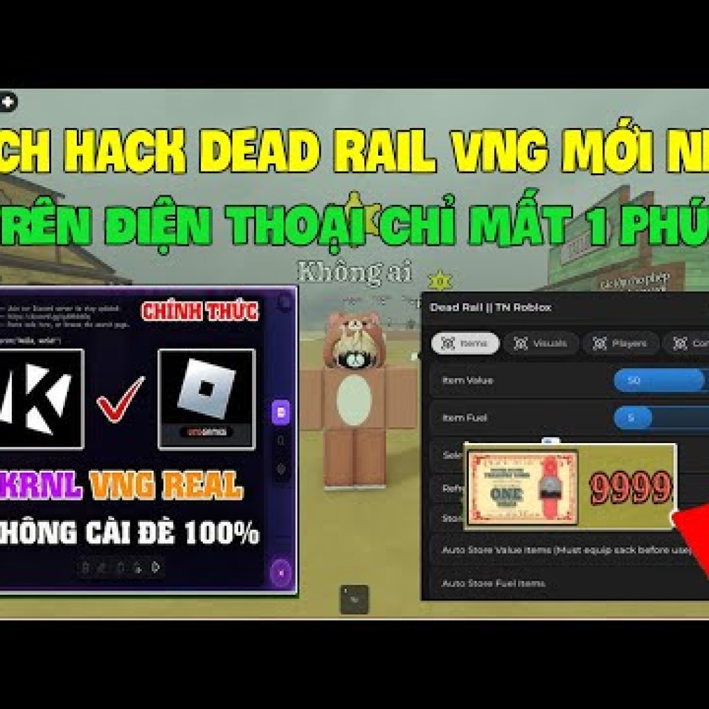 Hướng dẫn Hack Roblox VNG: Dead Rail Fisch và Blox Fruit Krnl x VNG Update cho Điện Thoại và Máy Tính – Script No Key Hướng dẫn Hack Roblox VNG: Dead Rail Fisch và Blox Fruit Krnl x VNG Update cho Điện Thoại và Máy Tính – Script No Key