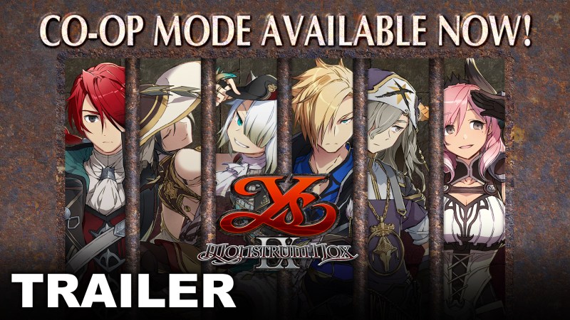 Se añade un modo cooperativo a la versión de Steam de ‘Ys IX: Monstrum Nox’ Se añade un modo cooperativo a la versión de Steam de ‘Ys IX: Monstrum Nox’