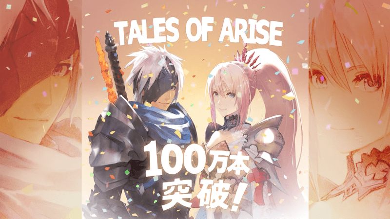 ‘Tales of Arise’ alcanza el millón de copias vendidas en físico y digital, y la serie alcanza los 25 millones de títulos vendidos ‘Tales of Arise’ alcanza el millón de copias vendidas en físico y digital, y la serie alcanza los 25 millones de títulos vendidos