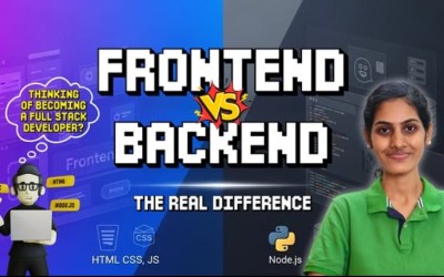 🚀 Frontend vs Backend Development – Key Differences Explained 🚀 Frontend vs Backend Development – Key Differences Explained