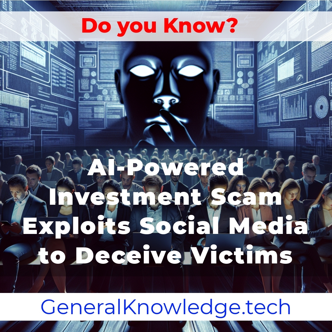 AI-Powered Investment Scam Exploits Social Media to Deceive Victims AI-Powered Investment Scam Exploits Social Media to Deceive Victims