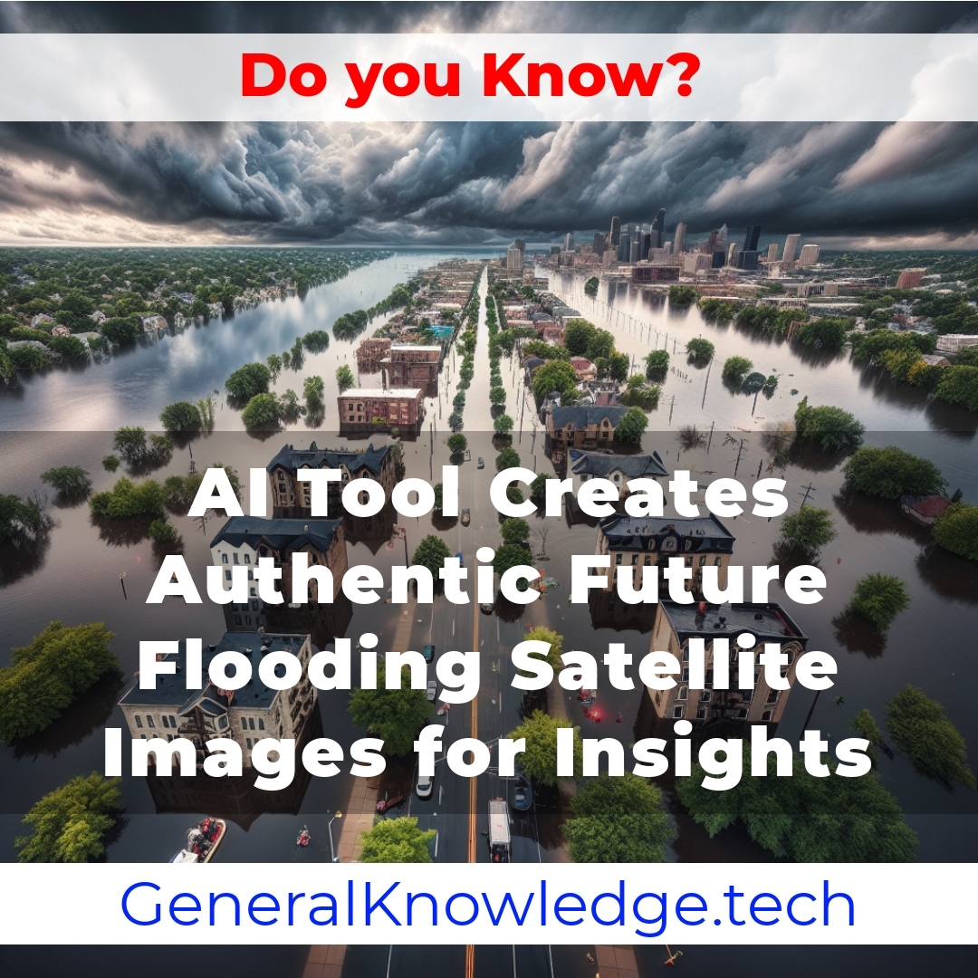 AI Tool Creates Authentic Future Flooding Satellite Images for Insights AI Tool Creates Authentic Future Flooding Satellite Images for Insights