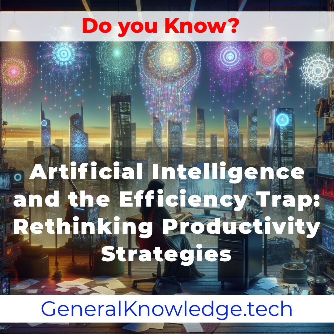 **Title: Artificial Intelligence and the Efficiency Trap: Rethinking Productivity Strategies** **Title: Artificial Intelligence and the Efficiency Trap: Rethinking Productivity Strategies**
