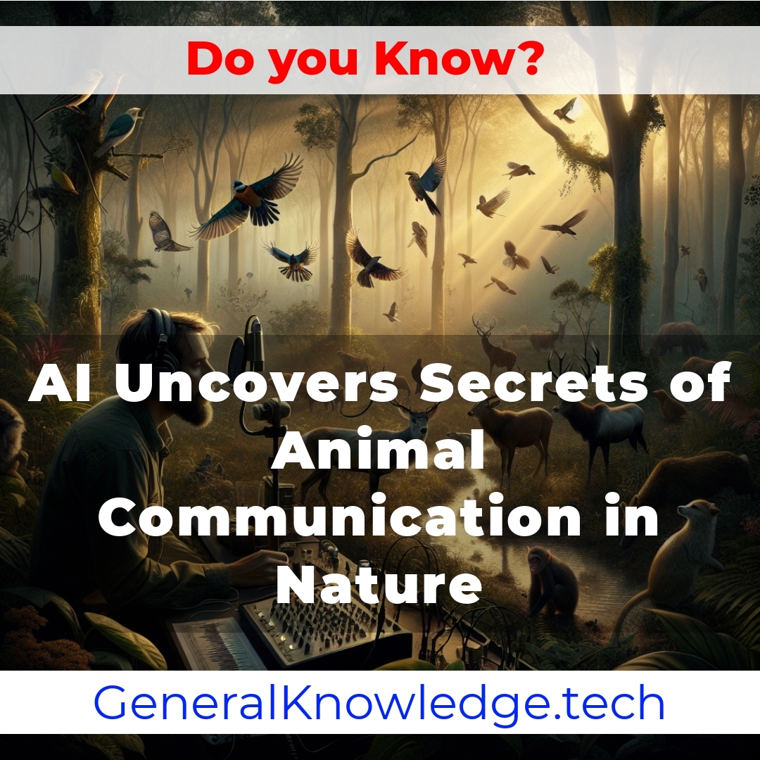 AI Uncovers Secrets of Animal Communication in Nature AI Uncovers Secrets of Animal Communication in Nature