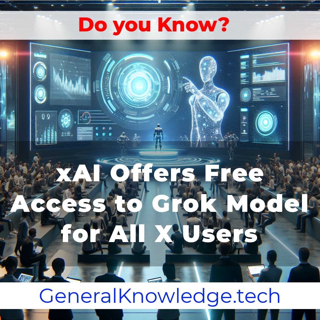 xAI Offers Free Access to Grok Model for All X Users xAI Offers Free Access to Grok Model for All X Users