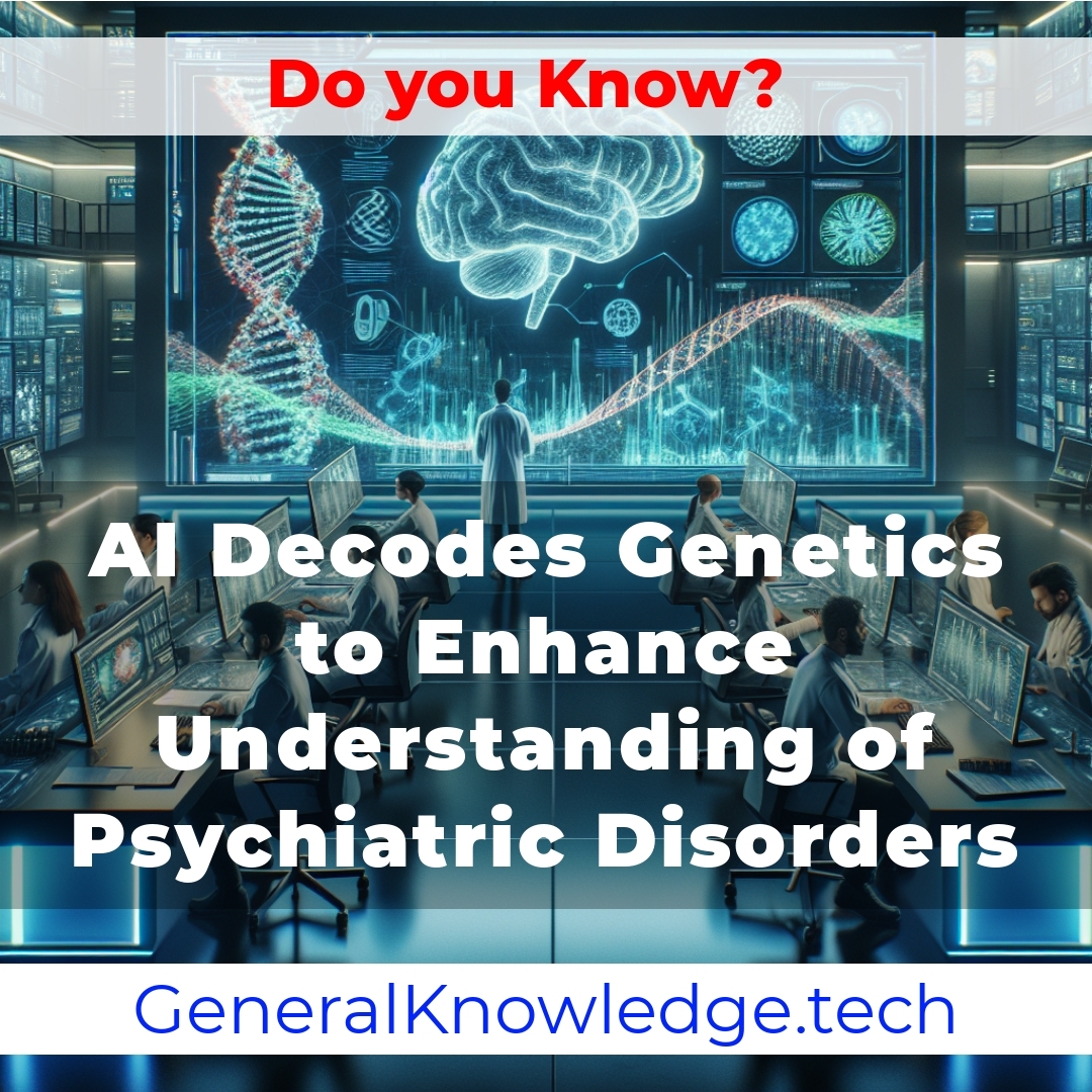 AI Decodes Genetics to Enhance Understanding of Psychiatric Disorders AI Decodes Genetics to Enhance Understanding of Psychiatric Disorders