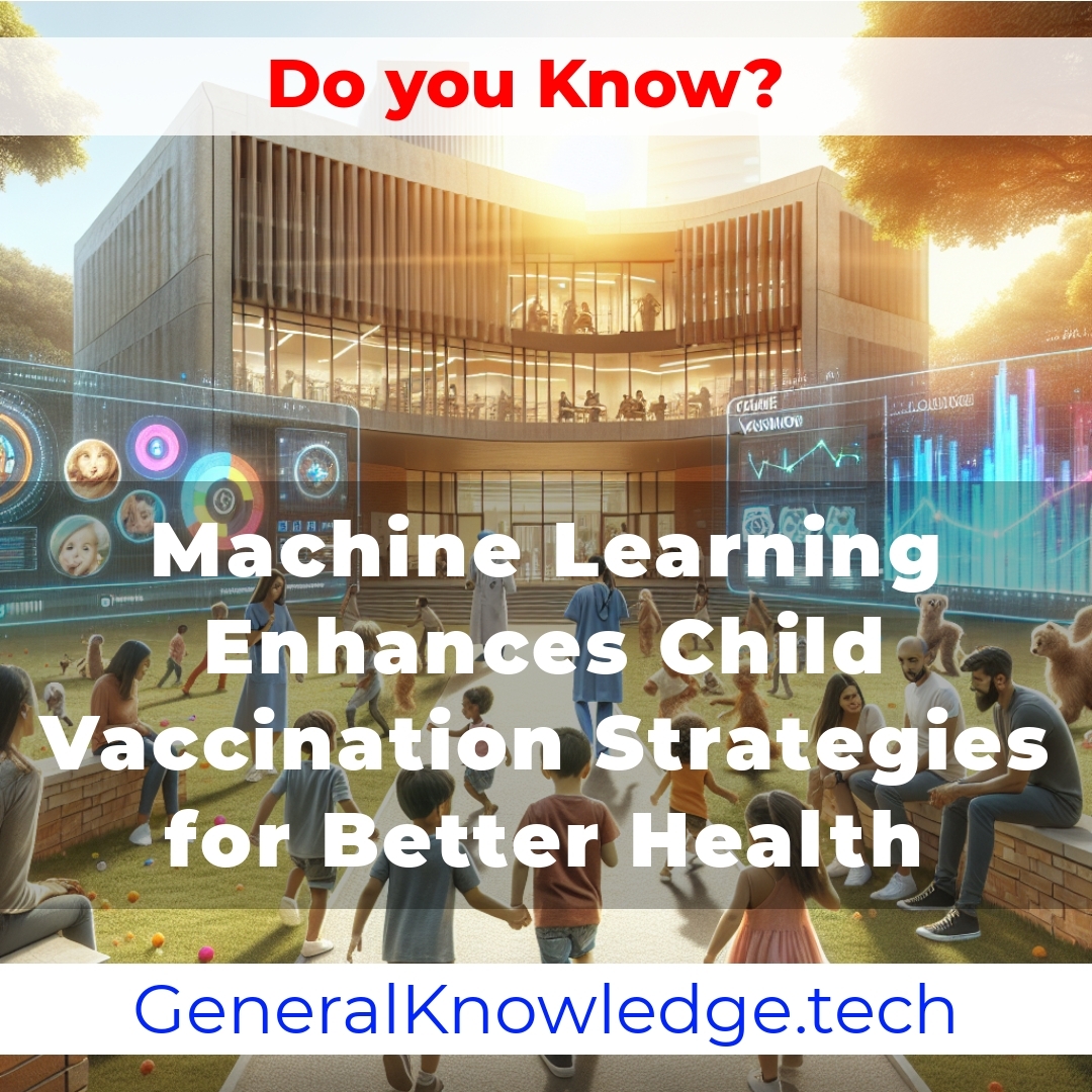 Machine Learning Enhances Child Vaccination Strategies for Better Health Machine Learning Enhances Child Vaccination Strategies for Better Health