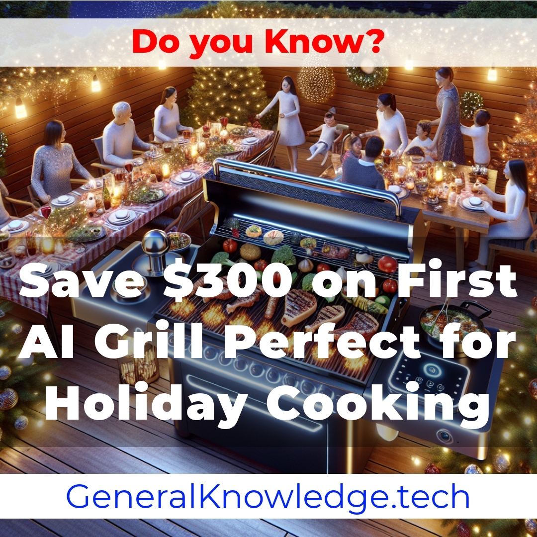 Save 0 on First AI Grill Perfect for Holiday Cooking Save 0 on First AI Grill Perfect for Holiday Cooking