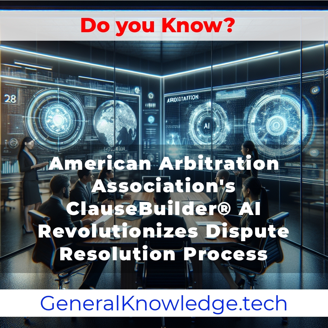 American Arbitration Association’s ClauseBuilder® AI Revolutionizes Dispute Resolution Process American Arbitration Association’s ClauseBuilder® AI Revolutionizes Dispute Resolution Process