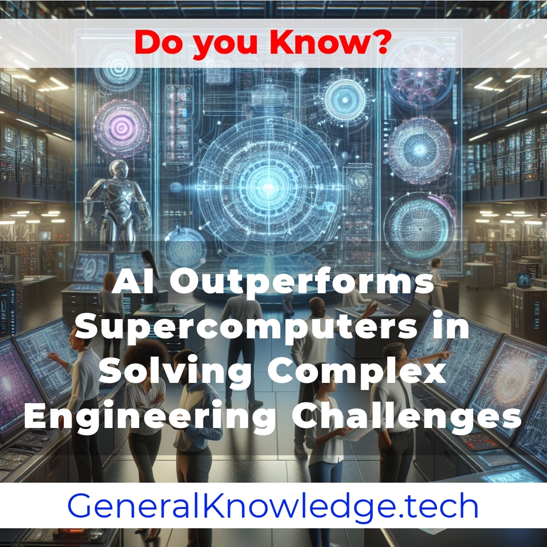 AI Outperforms Supercomputers in Solving Complex Engineering Challenges AI Outperforms Supercomputers in Solving Complex Engineering Challenges