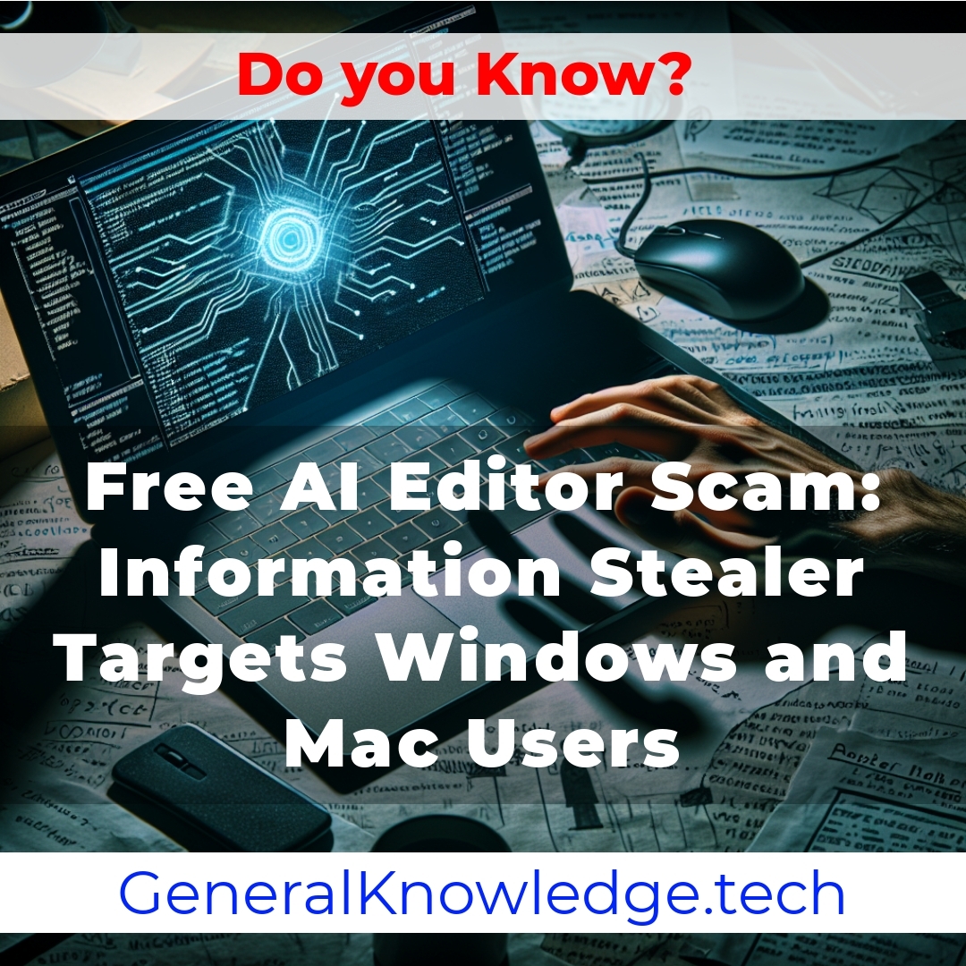 Free AI Editor Scam: Information Stealer Targets Windows and Mac Users Free AI Editor Scam: Information Stealer Targets Windows and Mac Users