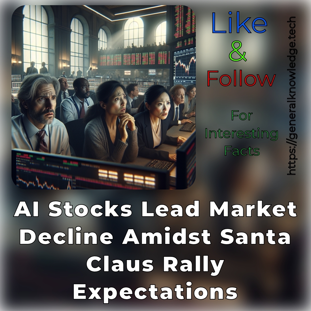 AI Stocks Lead Market Decline Amidst Santa Claus Rally Expectations AI Stocks Lead Market Decline Amidst Santa Claus Rally Expectations