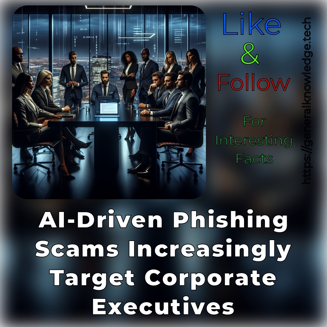 AI-Driven Phishing Scams Increasingly Target Corporate Executives AI-Driven Phishing Scams Increasingly Target Corporate Executives