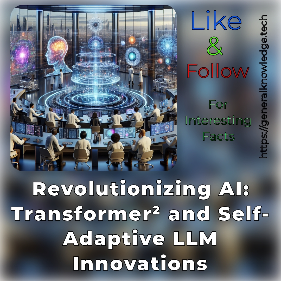 Revolutionizing AI: Transformer² and Self-Adaptive LLM Innovations Revolutionizing AI: Transformer² and Self-Adaptive LLM Innovations