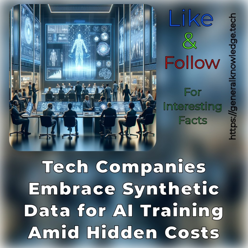 Tech Companies Embrace Synthetic Data for AI Training Amid Hidden Costs Tech Companies Embrace Synthetic Data for AI Training Amid Hidden Costs