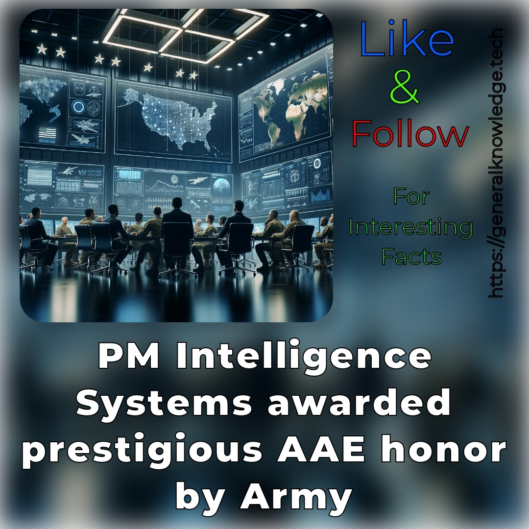 PM Intelligence Systems awarded prestigious AAE honor by Army PM Intelligence Systems awarded prestigious AAE honor by Army