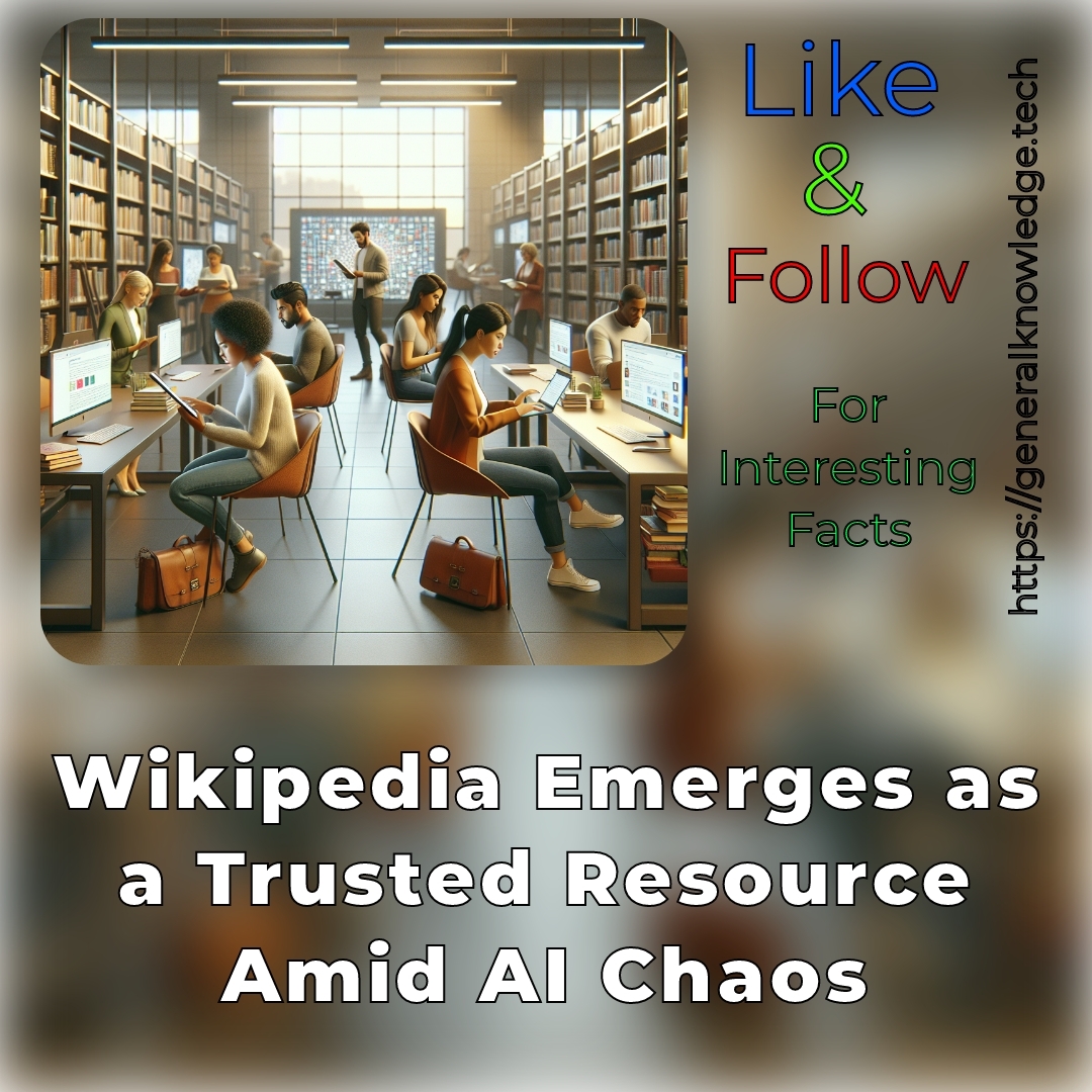 Wikipedia Emerges as a Trusted Resource Amid AI Chaos Wikipedia Emerges as a Trusted Resource Amid AI Chaos