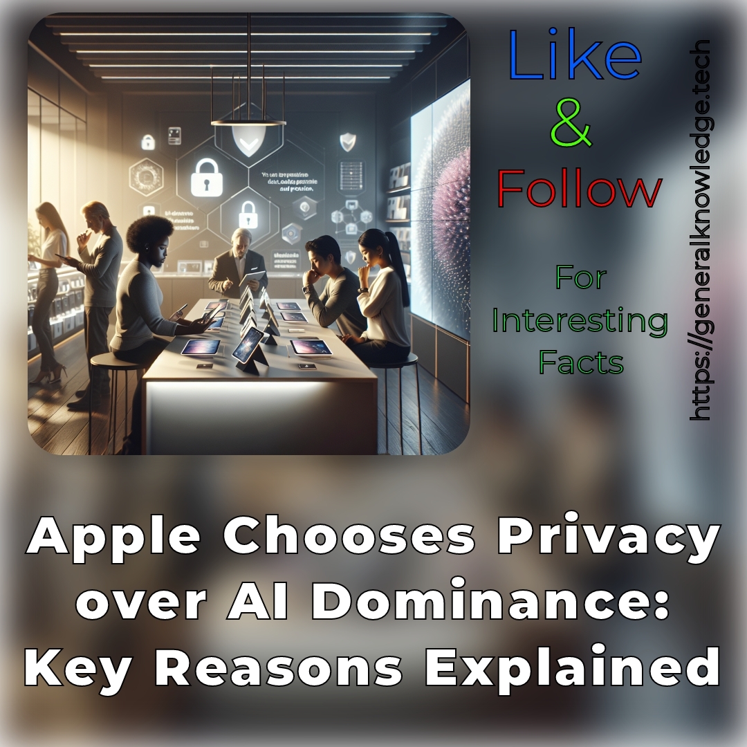 Apple Chooses Privacy over AI Dominance: Key Reasons Explained Apple Chooses Privacy over AI Dominance: Key Reasons Explained
