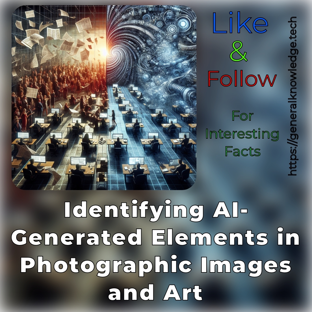 Identifying AI-Generated Elements in Photographic Images and Art Identifying AI-Generated Elements in Photographic Images and Art