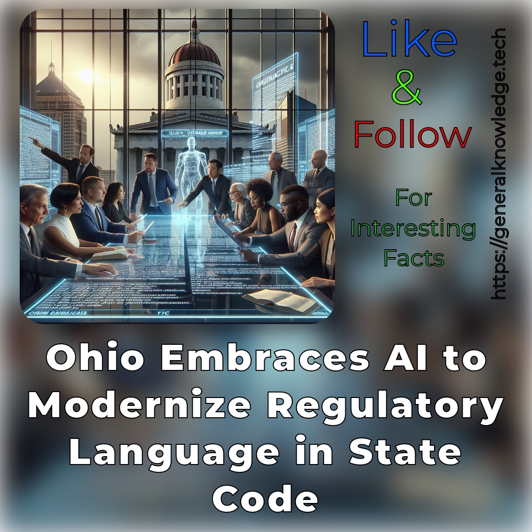 Ohio Embraces AI to Modernize Regulatory Language in State Code Ohio Embraces AI to Modernize Regulatory Language in State Code