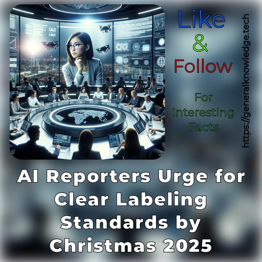AI Reporters Urge for Clear Labeling Standards by Christmas 2025 AI Reporters Urge for Clear Labeling Standards by Christmas 2025