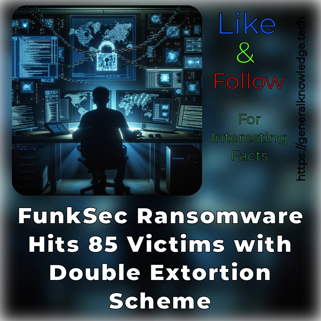 FunkSec Ransomware Hits 85 Victims with Double Extortion Scheme FunkSec Ransomware Hits 85 Victims with Double Extortion Scheme