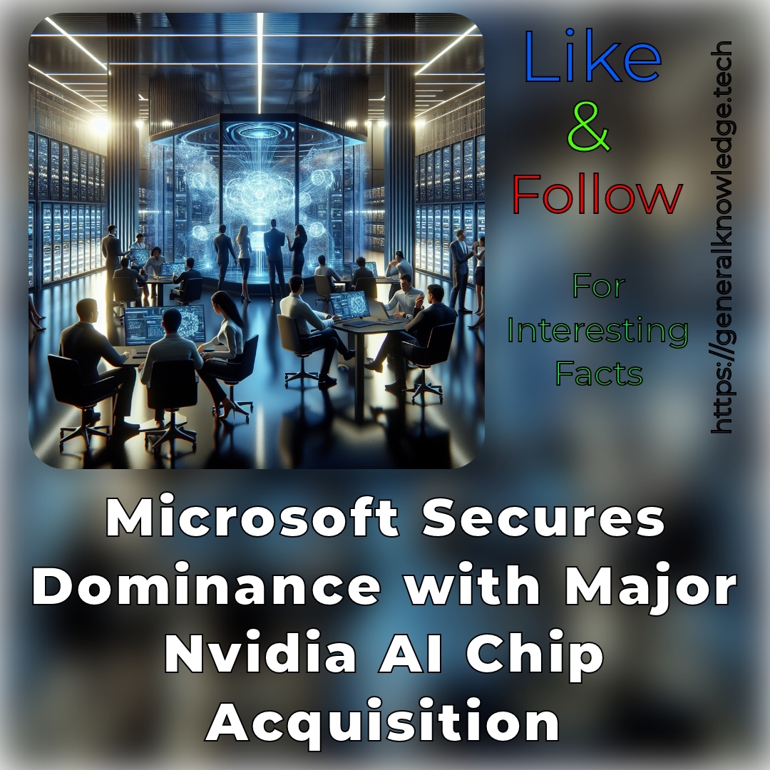 Microsoft Secures Dominance with Major Nvidia AI Chip Acquisition Microsoft Secures Dominance with Major Nvidia AI Chip Acquisition