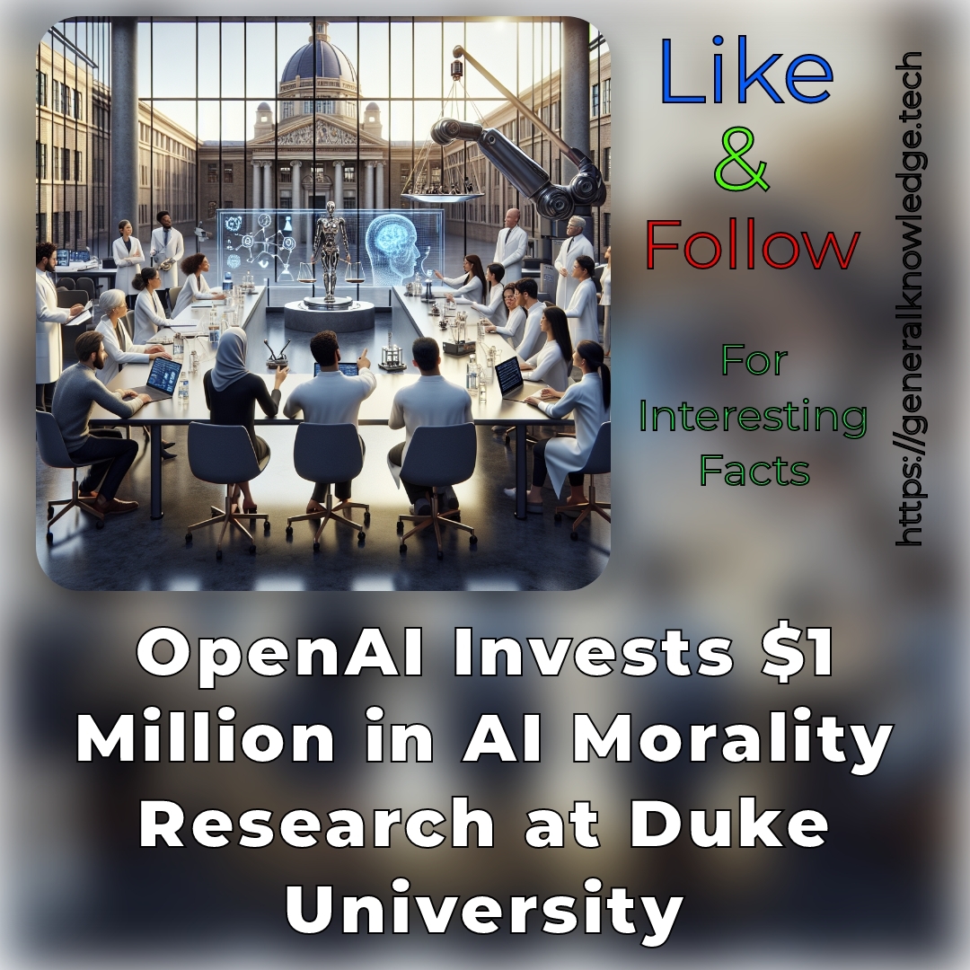 **Title: OpenAI Invests Million in AI Morality Research at Duke University: A Step Toward Ethical AI Development** **Title: OpenAI Invests Million in AI Morality Research at Duke University: A Step Toward Ethical AI Development**