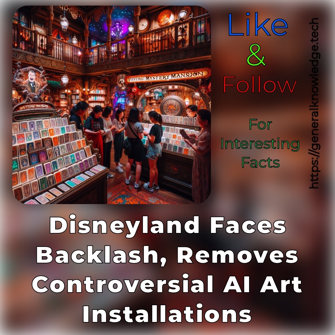 # Disneyland Faces Backlash and Removes Controversial AI Art Installations # Disneyland Faces Backlash and Removes Controversial AI Art Installations