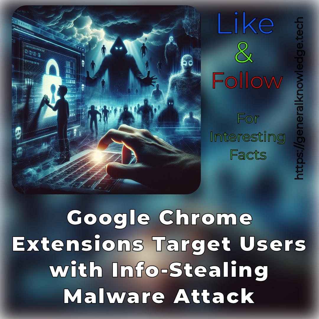 **Title: “Google Chrome Extensions Target Users with Info-Stealing Malware Attack”** **Title: “Google Chrome Extensions Target Users with Info-Stealing Malware Attack”**