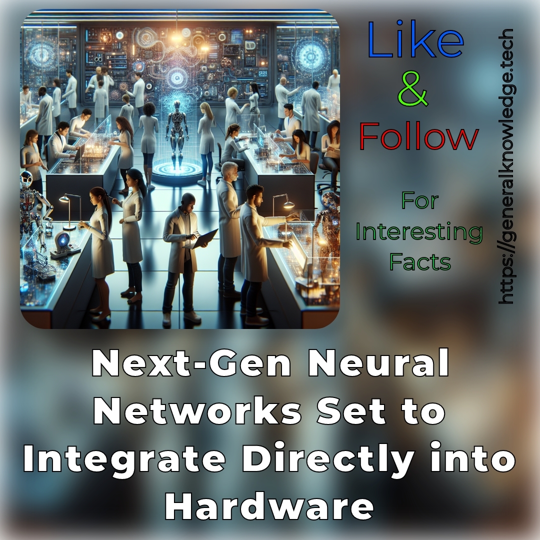 Next-Gen Neural Networks Set to Integrate Directly into Hardware Next-Gen Neural Networks Set to Integrate Directly into Hardware
