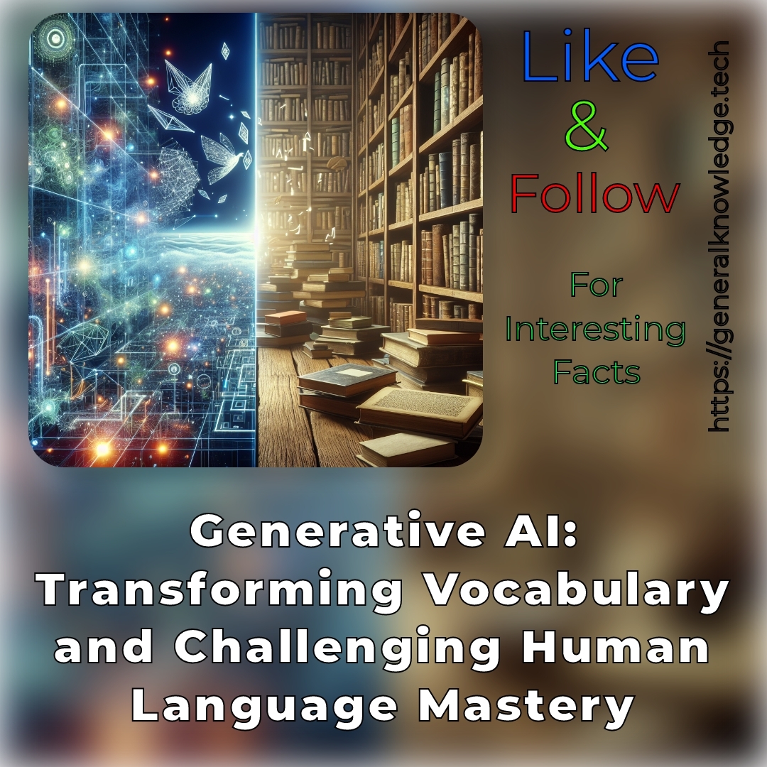 Generative AI: Transforming Vocabulary and Challenging Human Language Mastery Generative AI: Transforming Vocabulary and Challenging Human Language Mastery